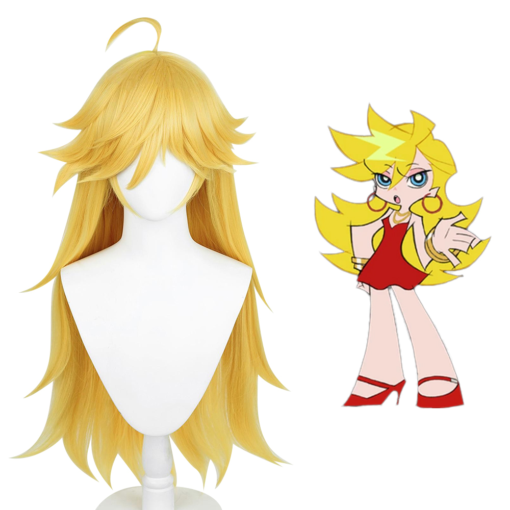 Panty and Stocking with Garterbelt Panty Golden Cosplay Wig
