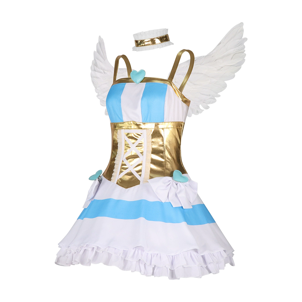 Panty and Stocking with Garterbelt Stocking Angel Cosplay Costume