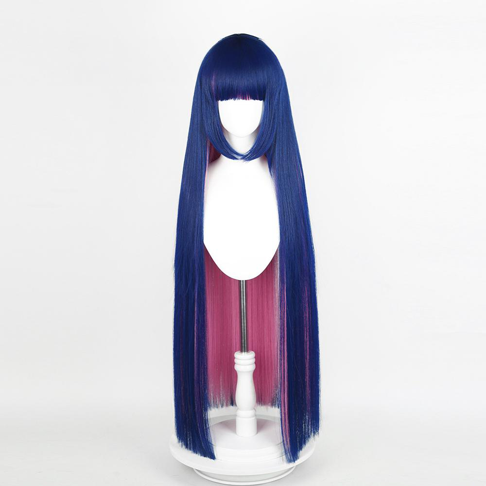 Panty and Stocking with Garterbelt Stocking Blue Pink Cosplay Wig