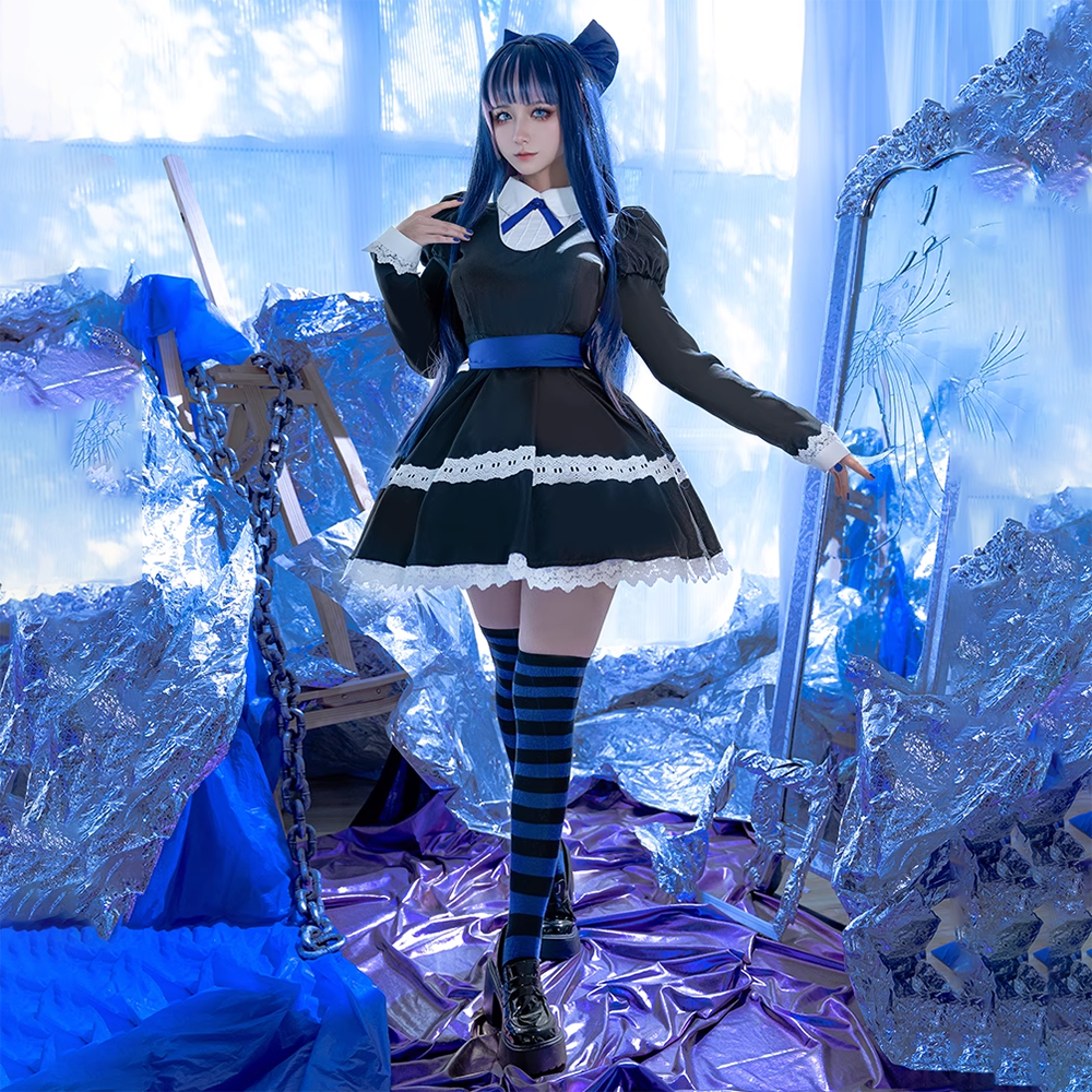 Panty and Stocking with Garterbelt Stocking Cosplay Costume