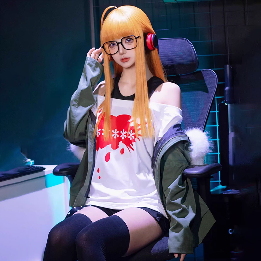 Persona5: The Phantom X P5 Futaba Sakura Cosplay Costume