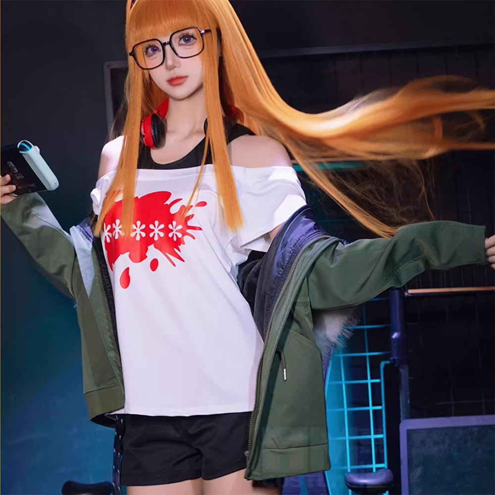 Persona5: The Phantom X P5 Futaba Sakura Cosplay Costume