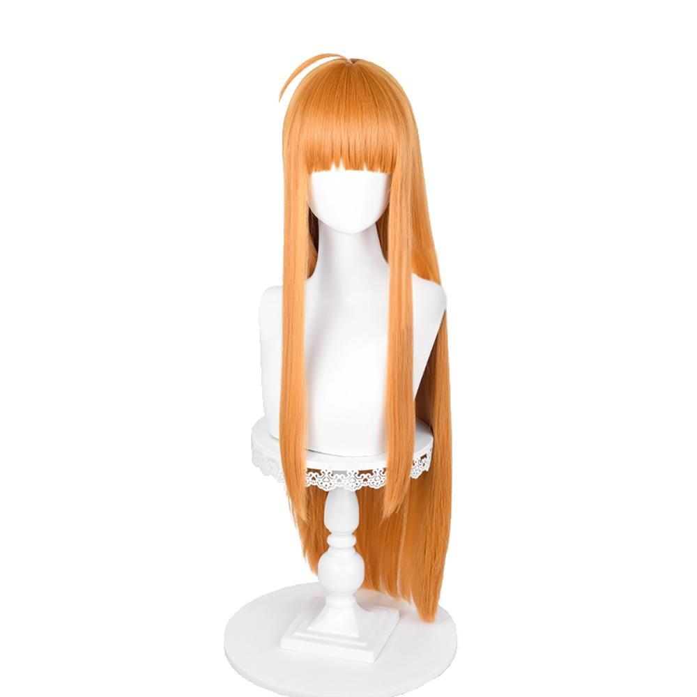 Persona5 The Phantom X P5 Futaba Sakura Orange Cosplay Wig