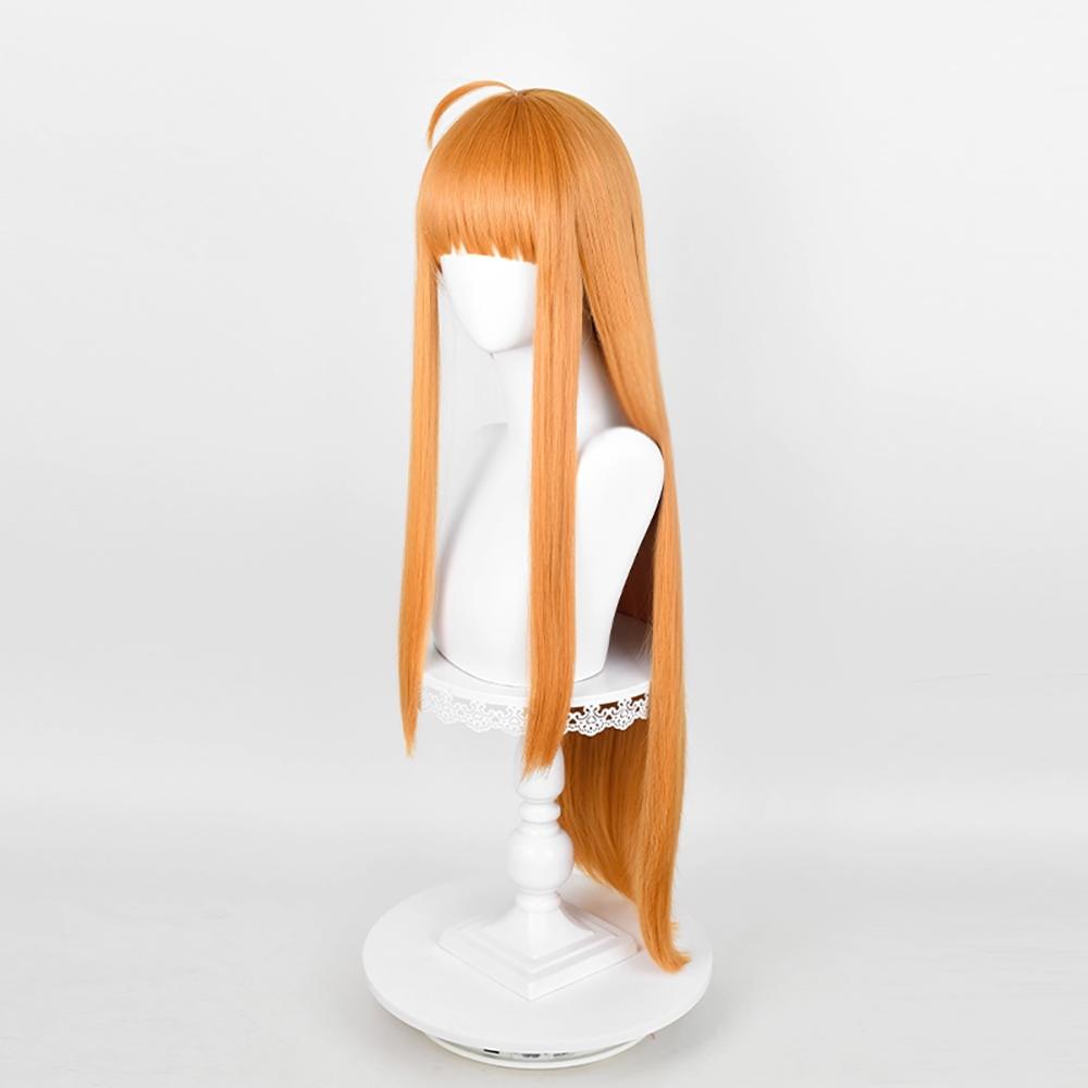 Persona5 The Phantom X P5 Futaba Sakura Orange Cosplay Wig