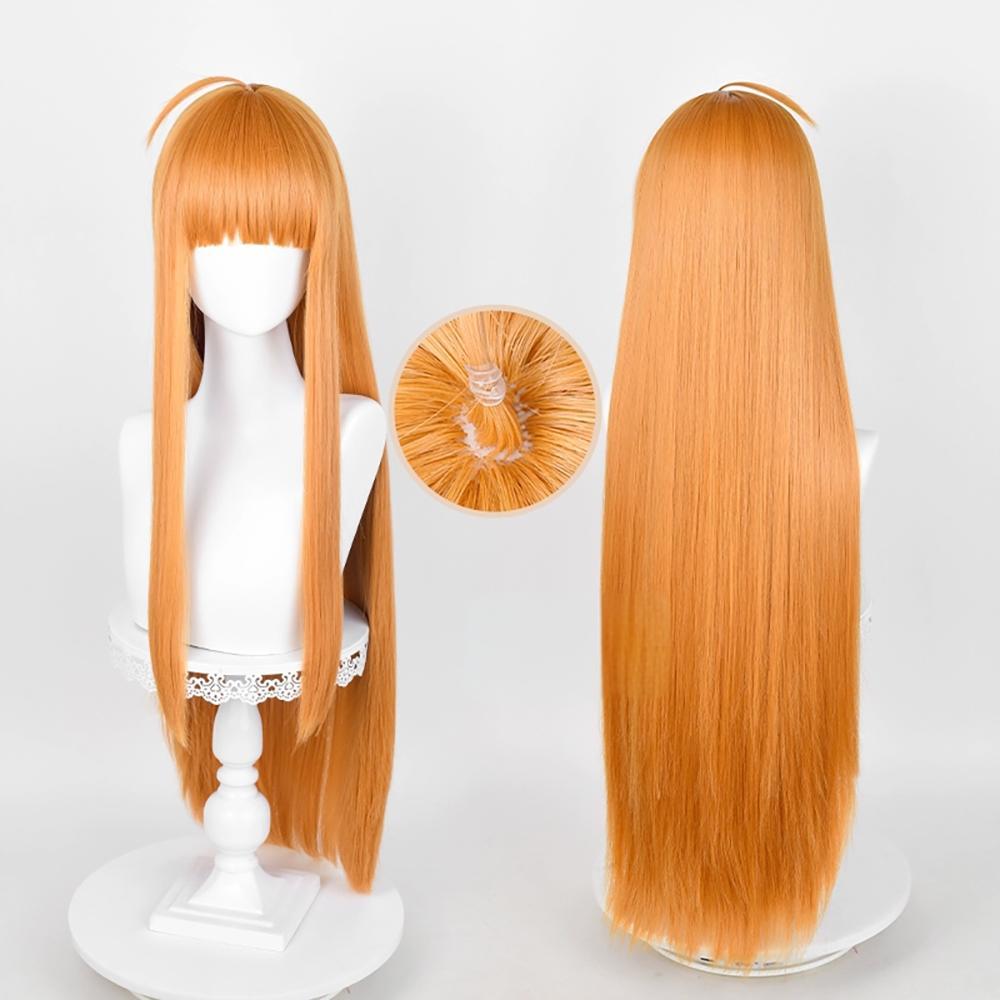 Persona5 The Phantom X P5 Futaba Sakura Orange Cosplay Wig