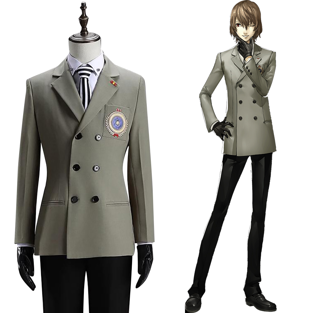 Persona5: The Phantom X P5 Goro Akechi Uniform Cosplay Costume