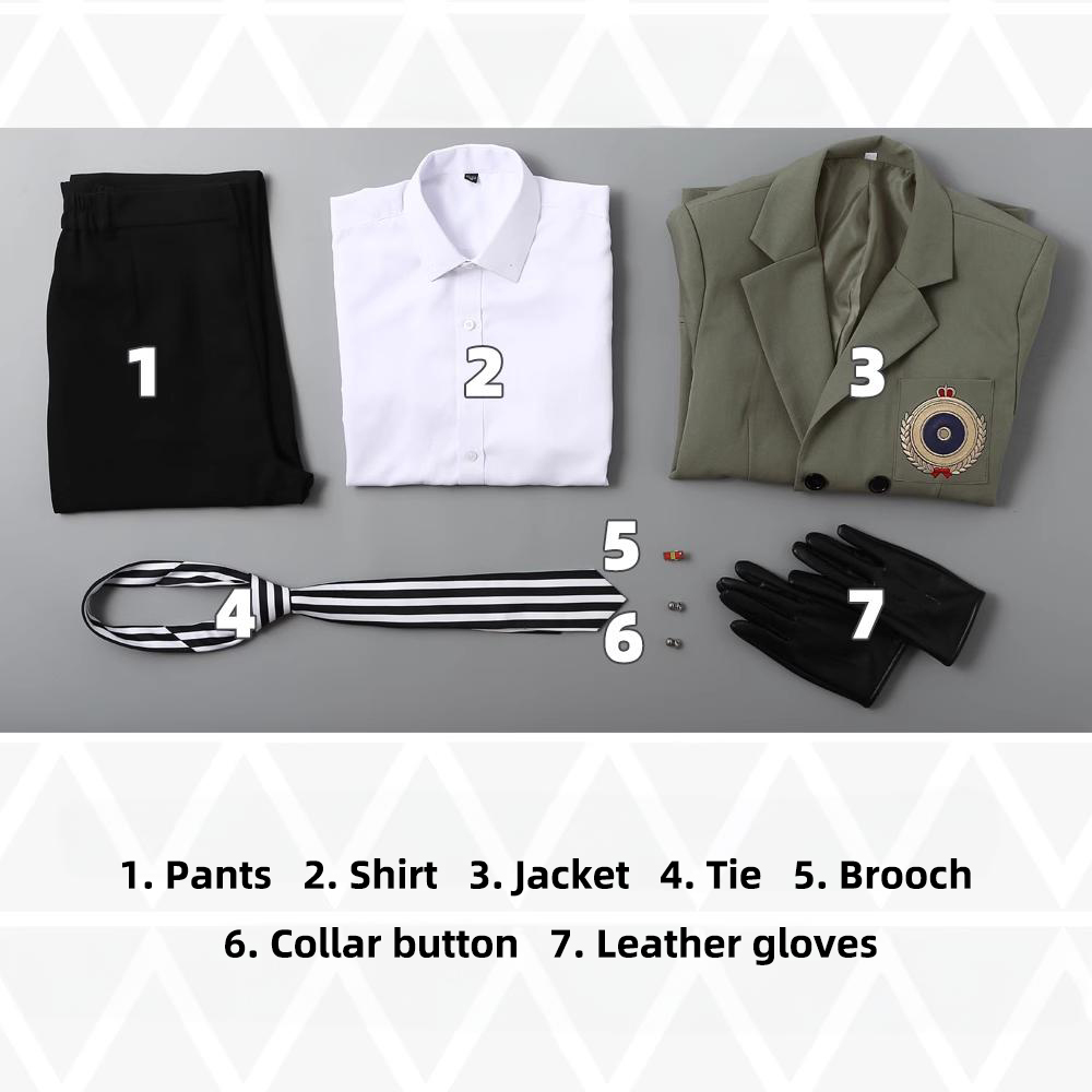 Persona5: The Phantom X P5 Goro Akechi Uniform Cosplay Costume