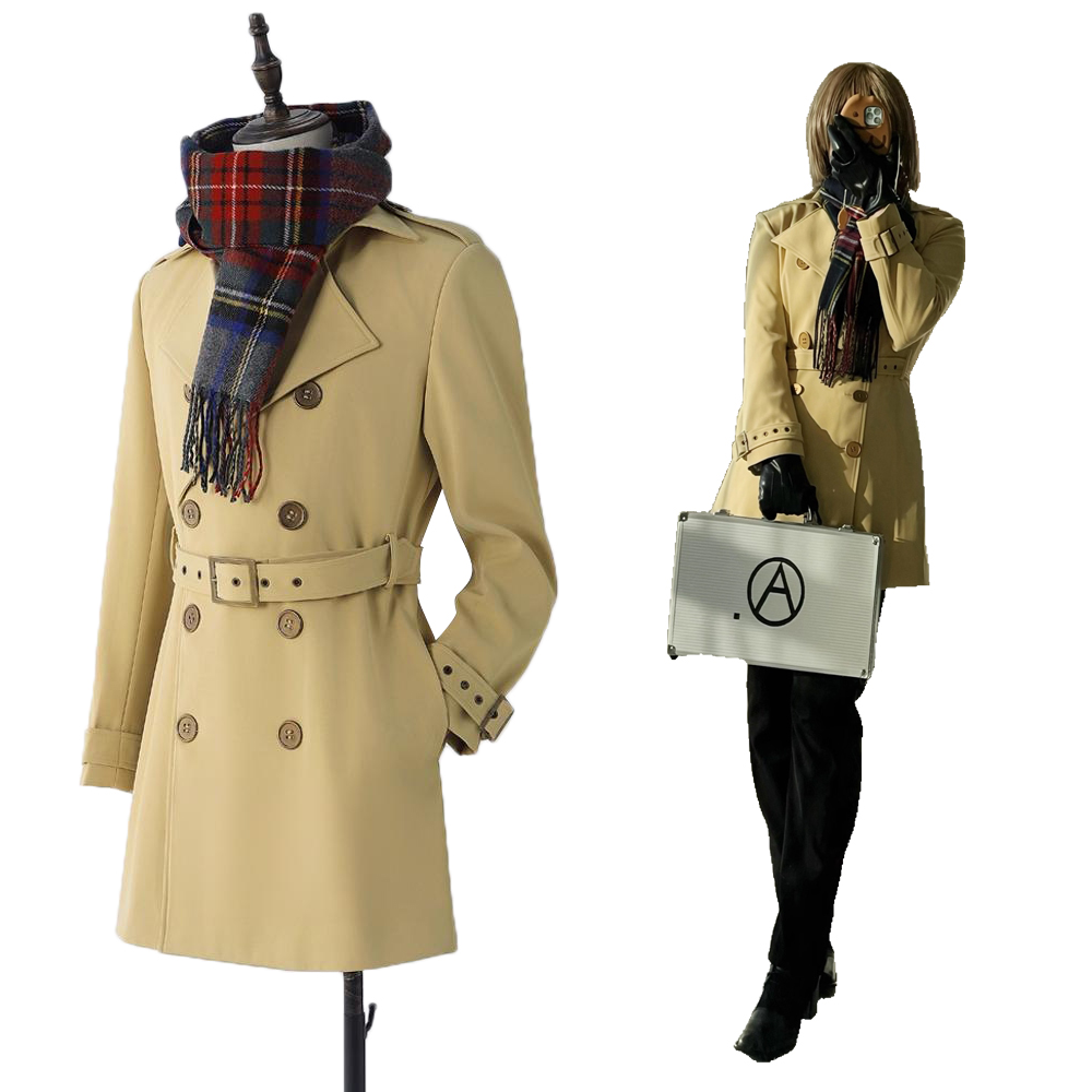 Persona5: The Phantom X P5 Goro Akechi winter outfit Cosplay Costume