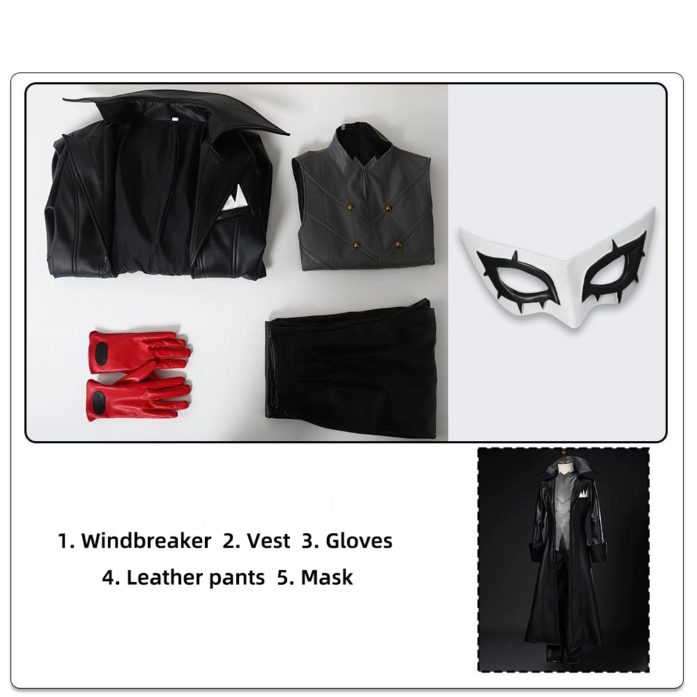 Persona5: The Phantom X P5 Joker Amamiya Ren Cosplay Costume