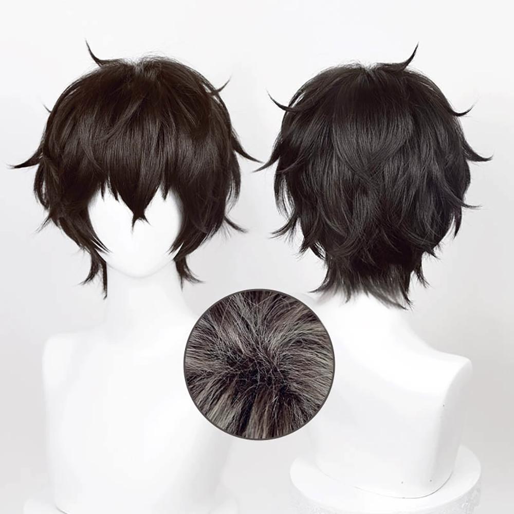 Persona5 The Phantom X P5 Joker Amamiya Ren Black Cosplay Wig