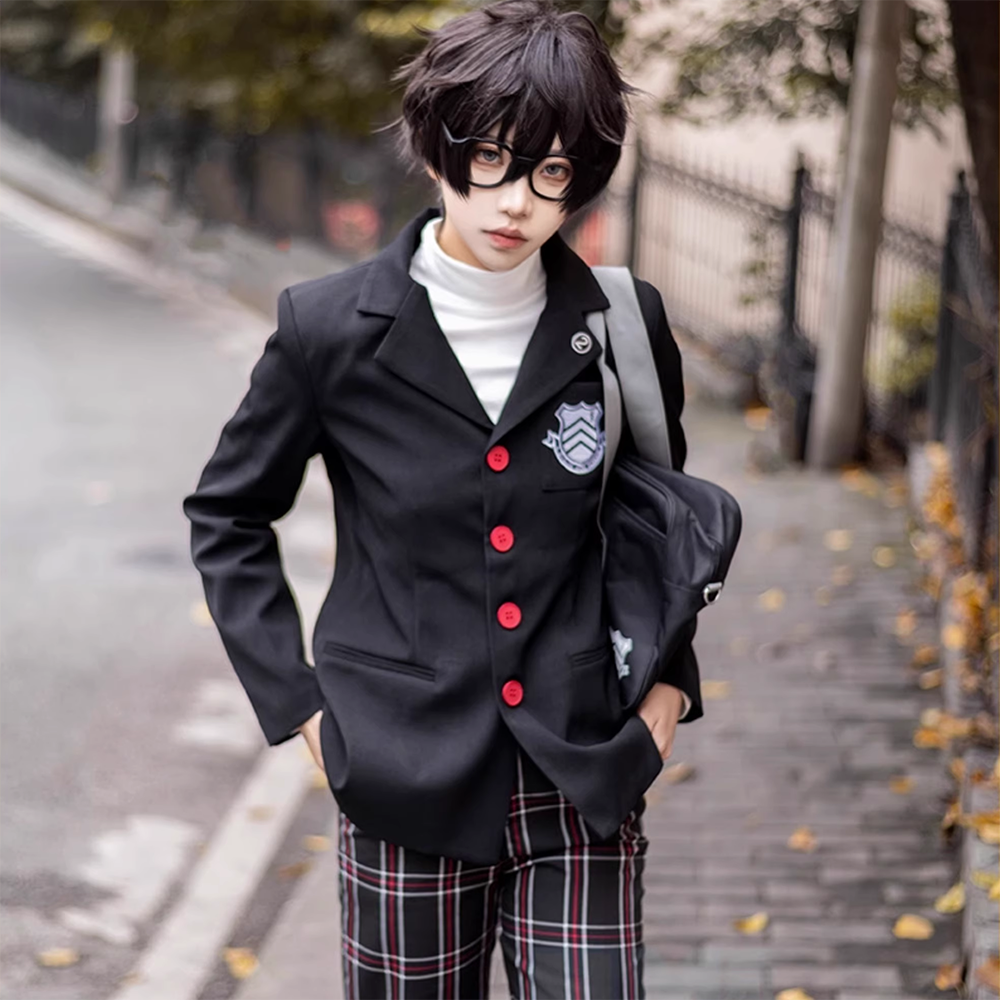 Persona5: The Phantom X P5 Joker Amamiya Ren Uniform Cosplay Costume