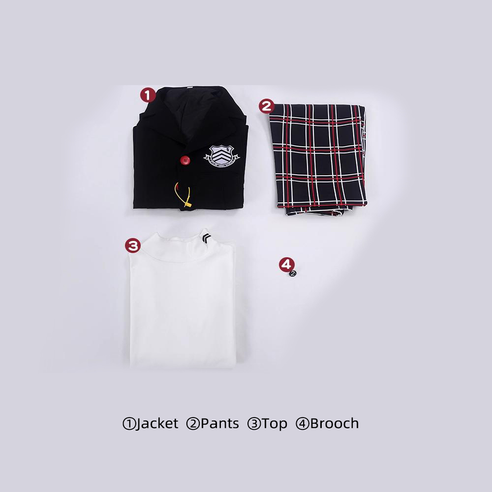 Persona5: The Phantom X P5 Joker Amamiya Ren Uniform Cosplay Costume