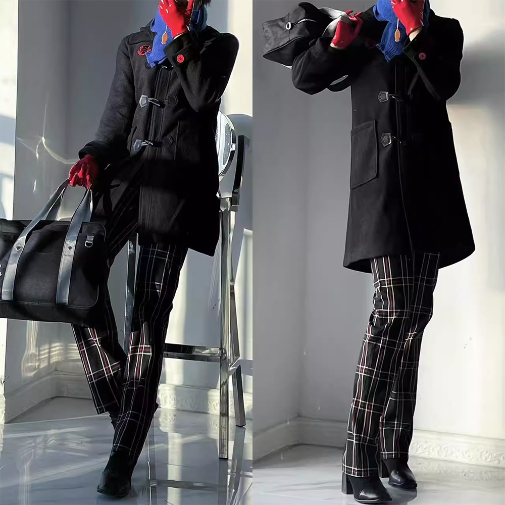 Persona5: The Phantom X P5 Amamiya Ren winter outfit Cosplay Costume