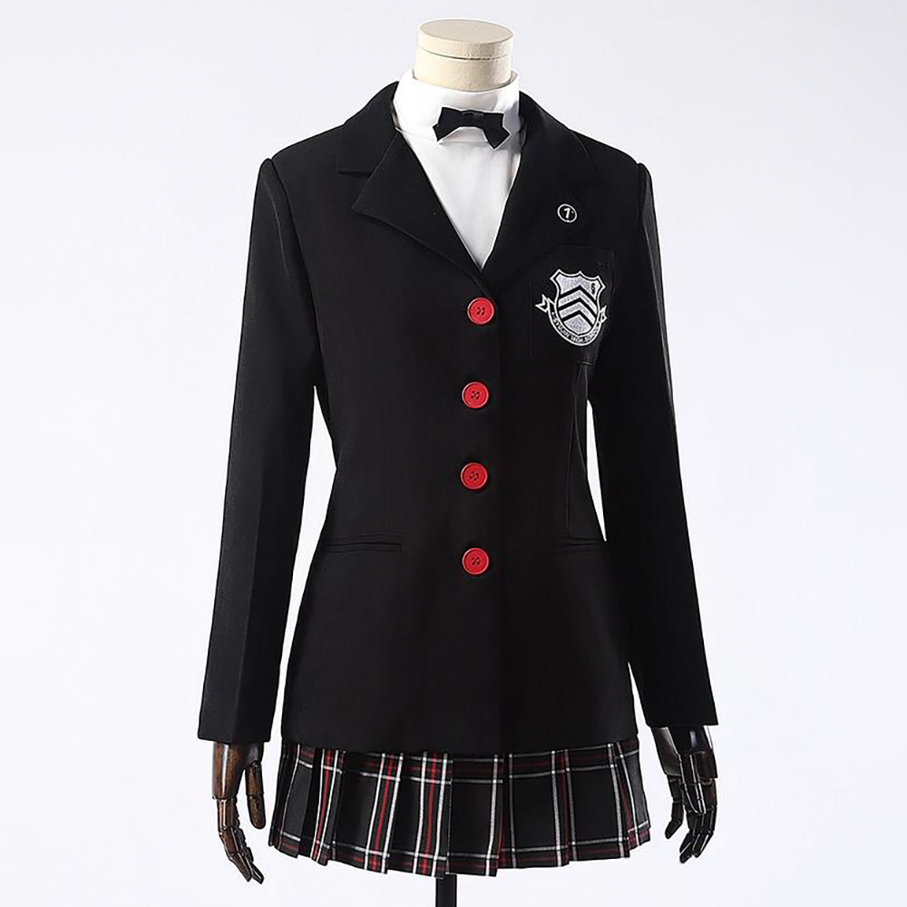 Persona5: The Phantom X P5 Kasumi Yoshizawa Shujin Academy School Uniform Cosplay Costume
