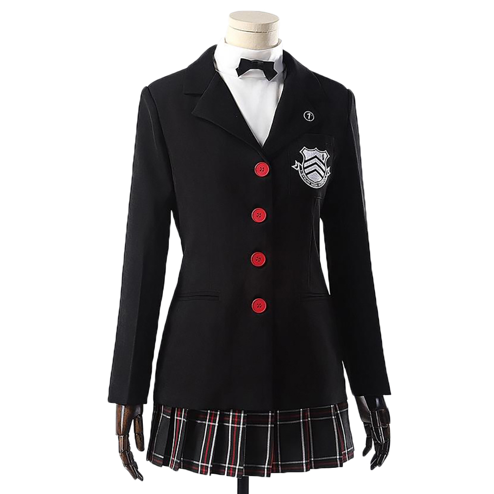 Persona5: The Phantom X P5 Kasumi Yoshizawa Shujin Academy School Uniform Cosplay Costume