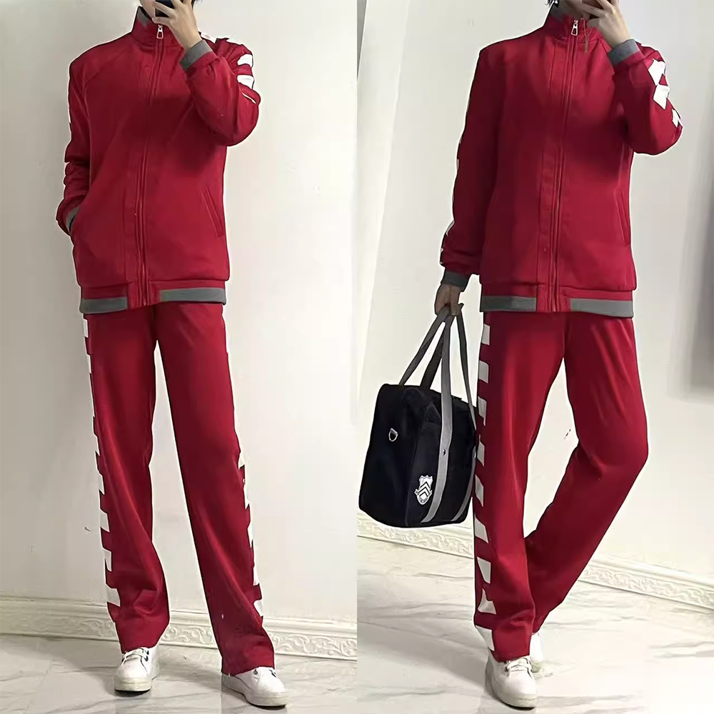 Persona5: The Phantom X P5 Shujin Academy Red Sportswear Cosplay Costume