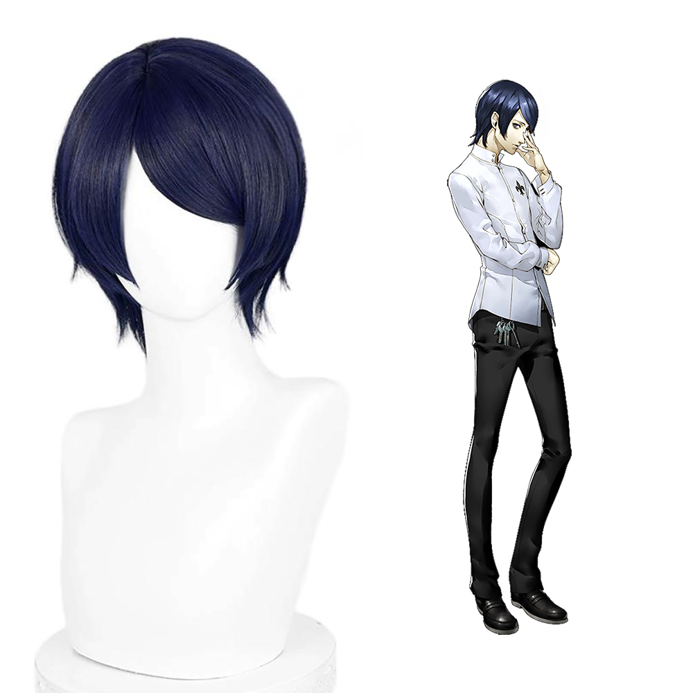 Persona5 The Phantom X P5 Yusuke Kitagawa Blue Cosplay Wig