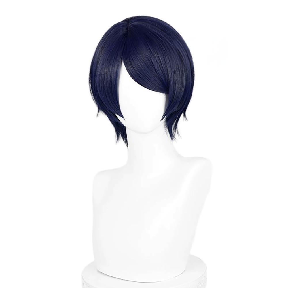 Persona5 The Phantom X P5 Yusuke Kitagawa Blue Cosplay Wig