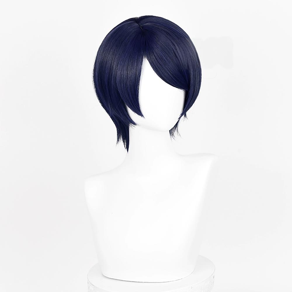 Persona5 The Phantom X P5 Yusuke Kitagawa Blue Cosplay Wig