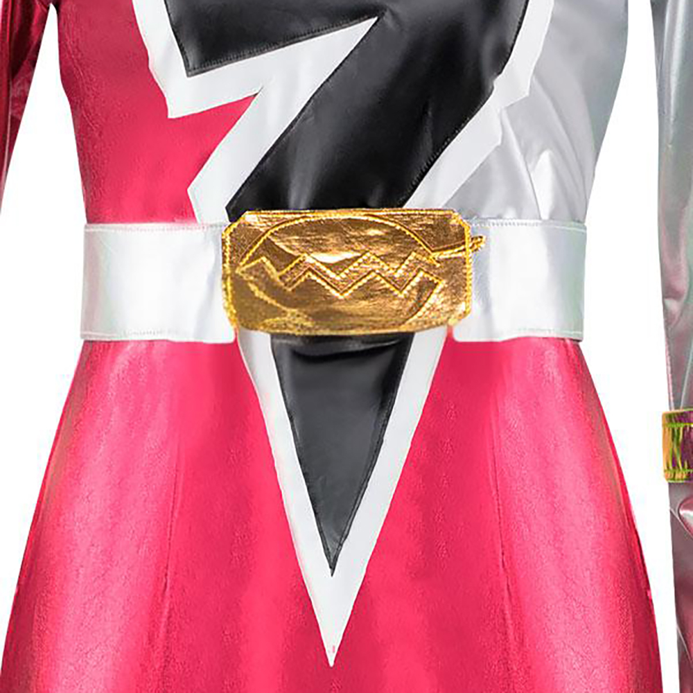 Power Rangers Dino Fury Pink Ranger Cosplay Costume