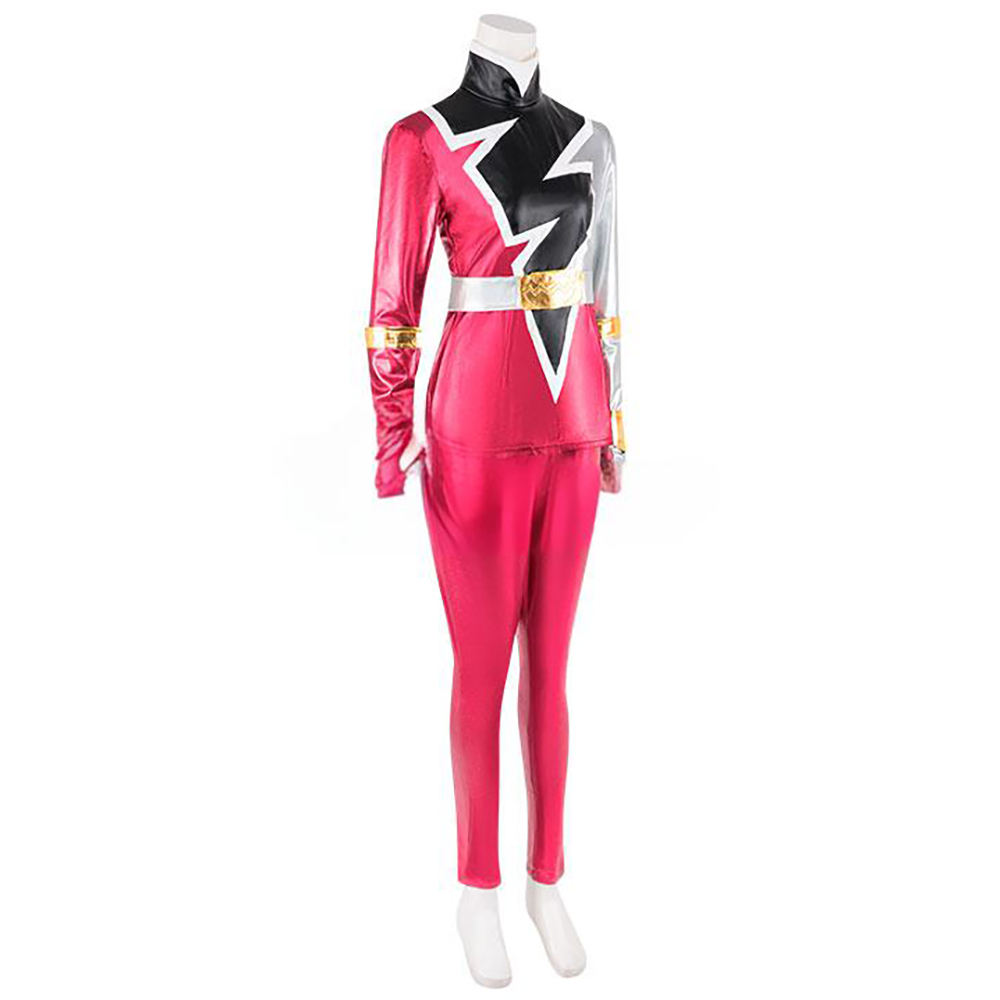 Power Rangers Dino Fury Pink Ranger Cosplay Costume