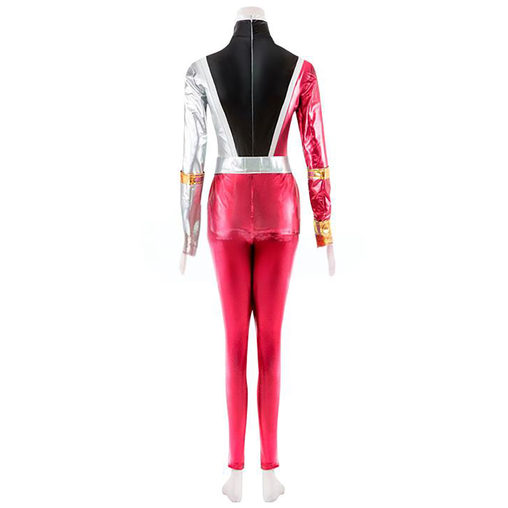 Power Rangers Dino Fury Pink Ranger Cosplay Costume
