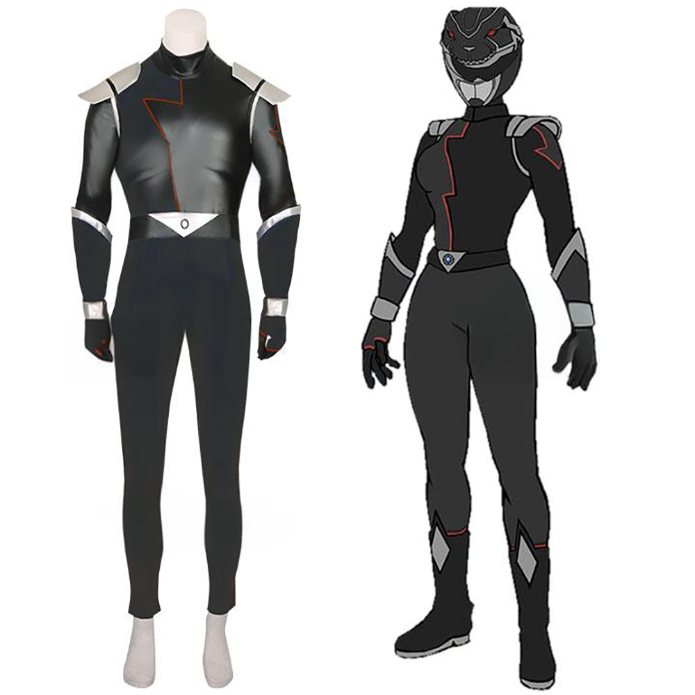 Power Rangers HyperForce HyperForce Black Cosplay Costume