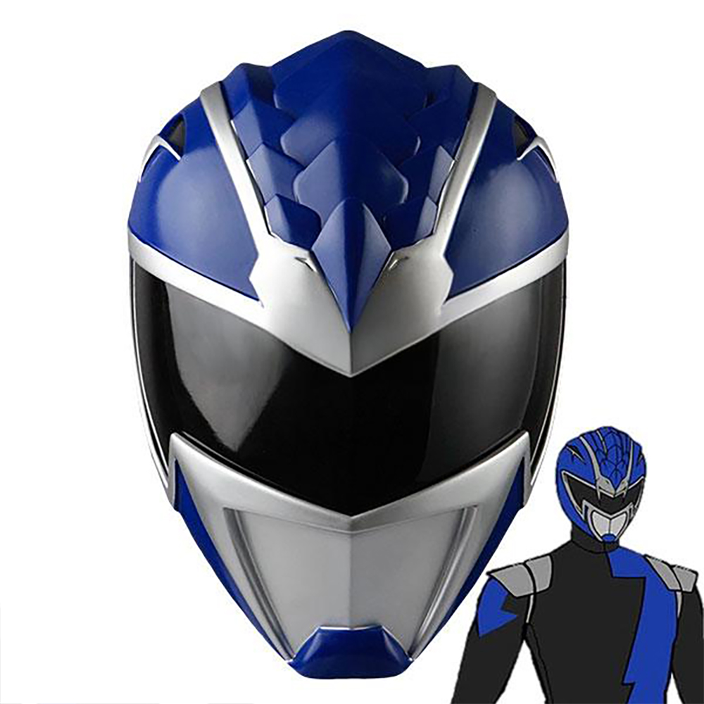 Power Rangers HyperForce HyperForce Blue Helmet 3D Printed Cosplay Accessory Prop