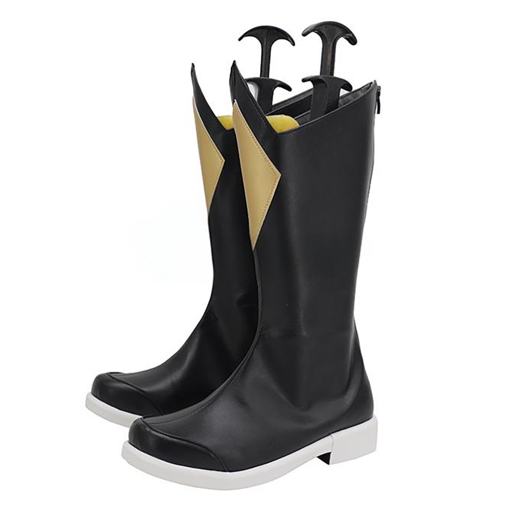 Power Rangers HyperForce HyperForce Green Black Shoes Cosplay Boots
