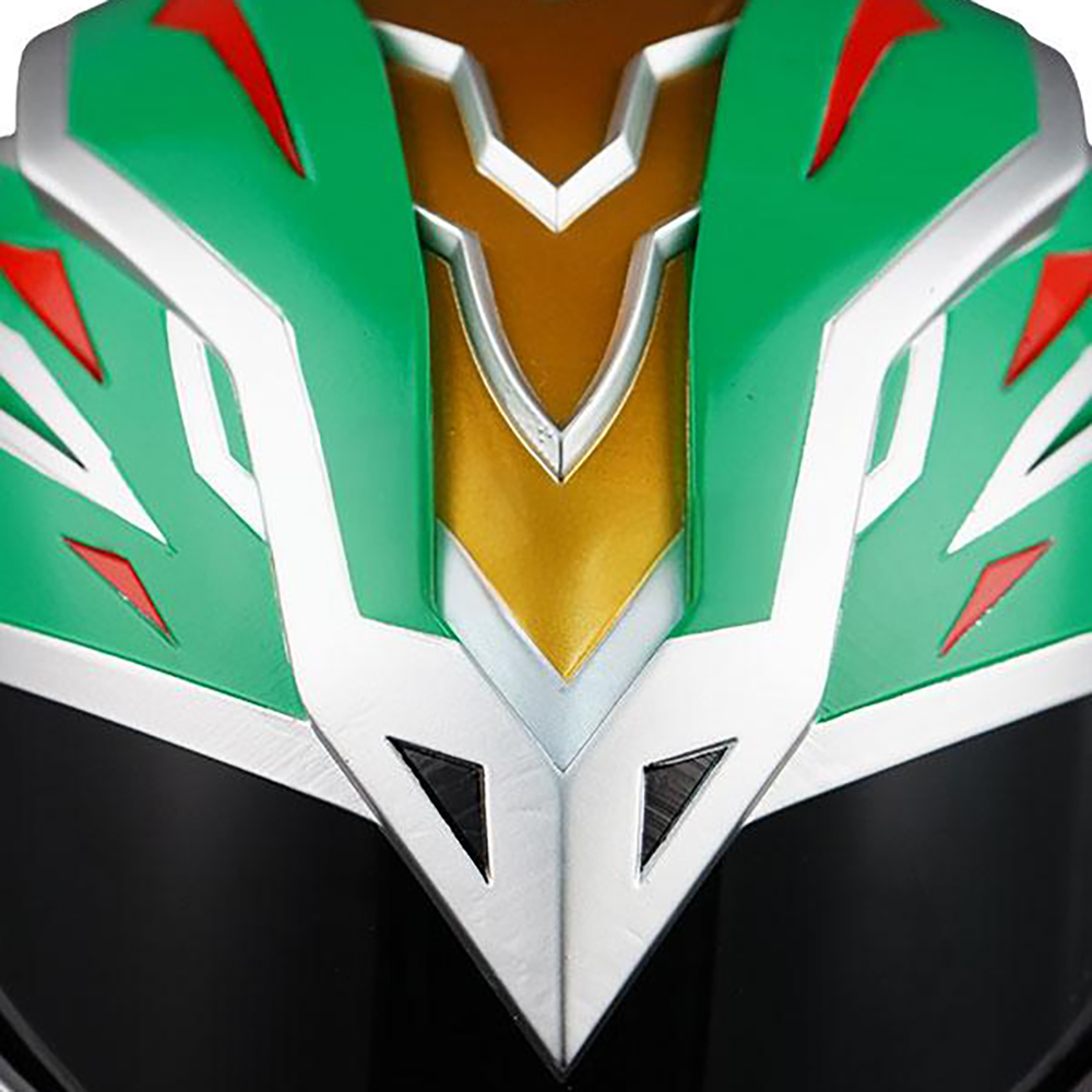 Power Rangers HyperForce HyperForce Green Helmet 3D Printed Cosplay Accessory Prop
