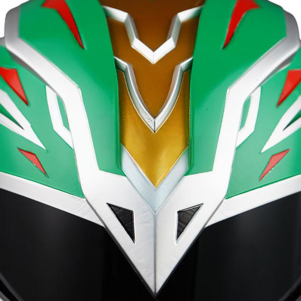 Power Rangers HyperForce HyperForce Green Helmet 3D Printed Cosplay Accessory Prop