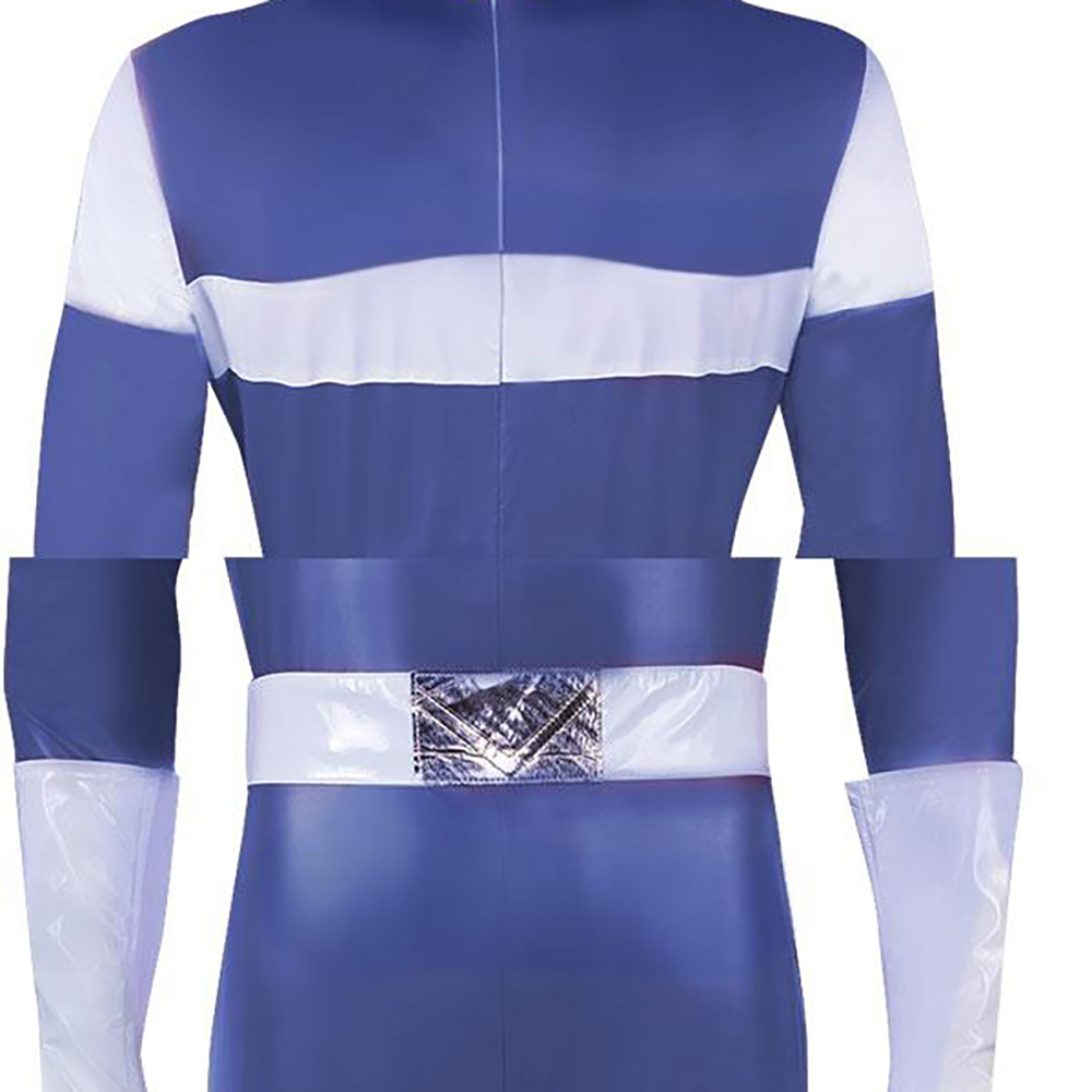 Power Rangers In Space Blue Space Ranger Cosplay Costume