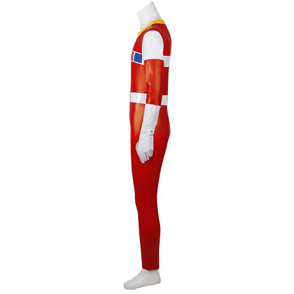 Power Rangers In Space Red Space Ranger Cosplay Costume