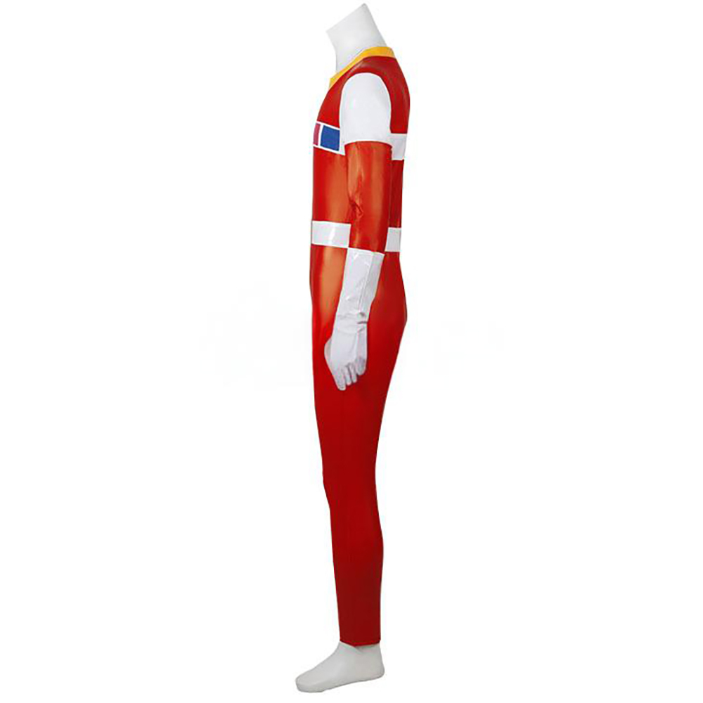 Power Rangers In Space Red Space Ranger Cosplay Costume