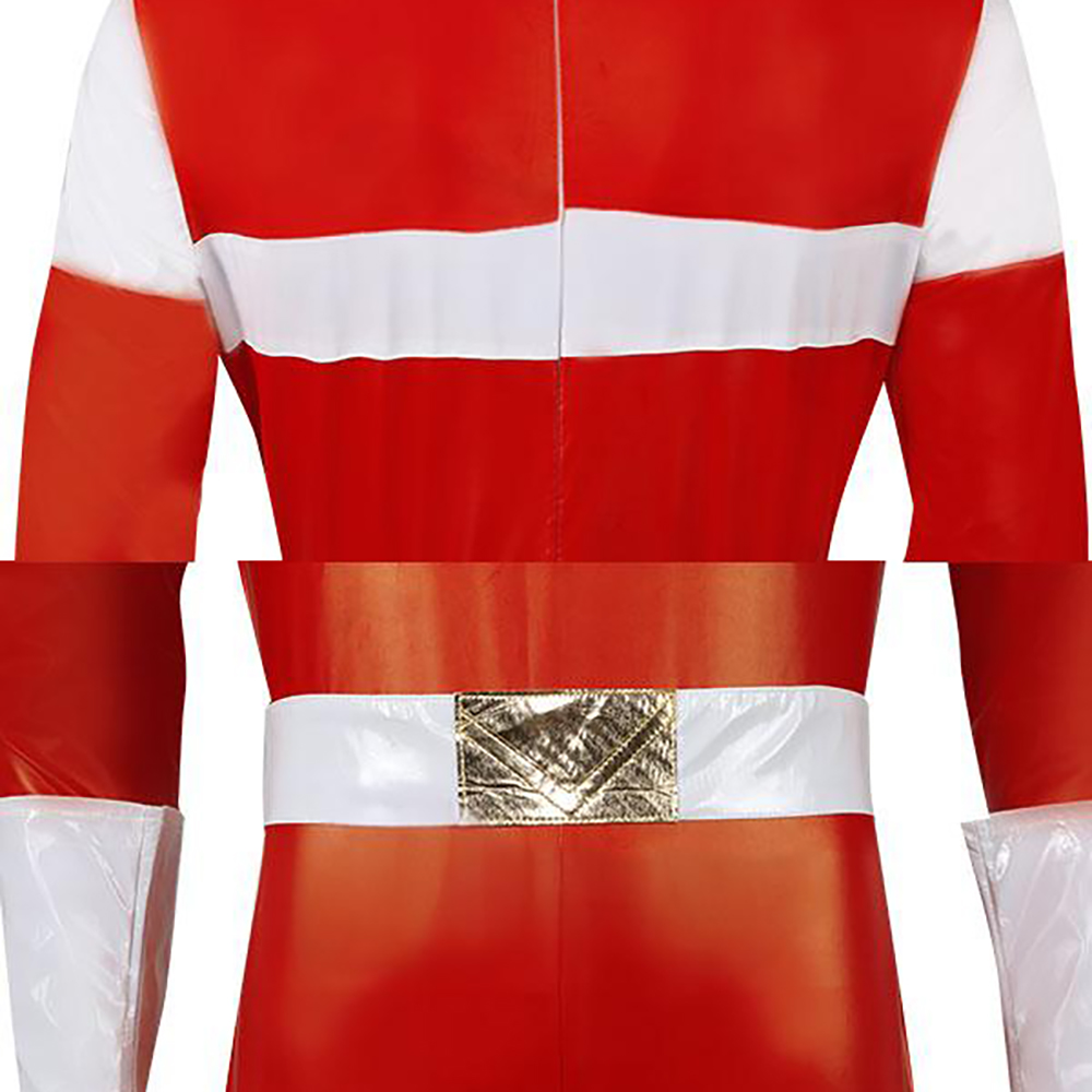 Power Rangers In Space Red Space Ranger Cosplay Costume
