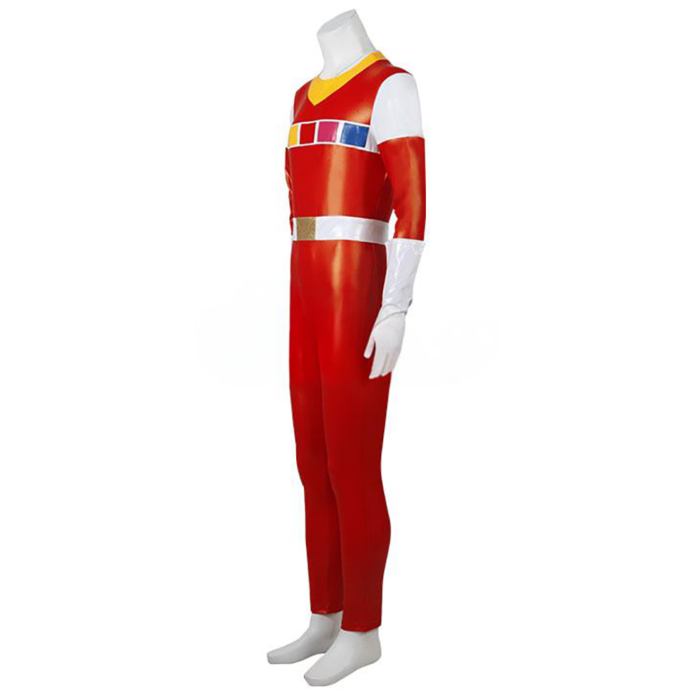 Power Rangers In Space Red Space Ranger Cosplay Costume