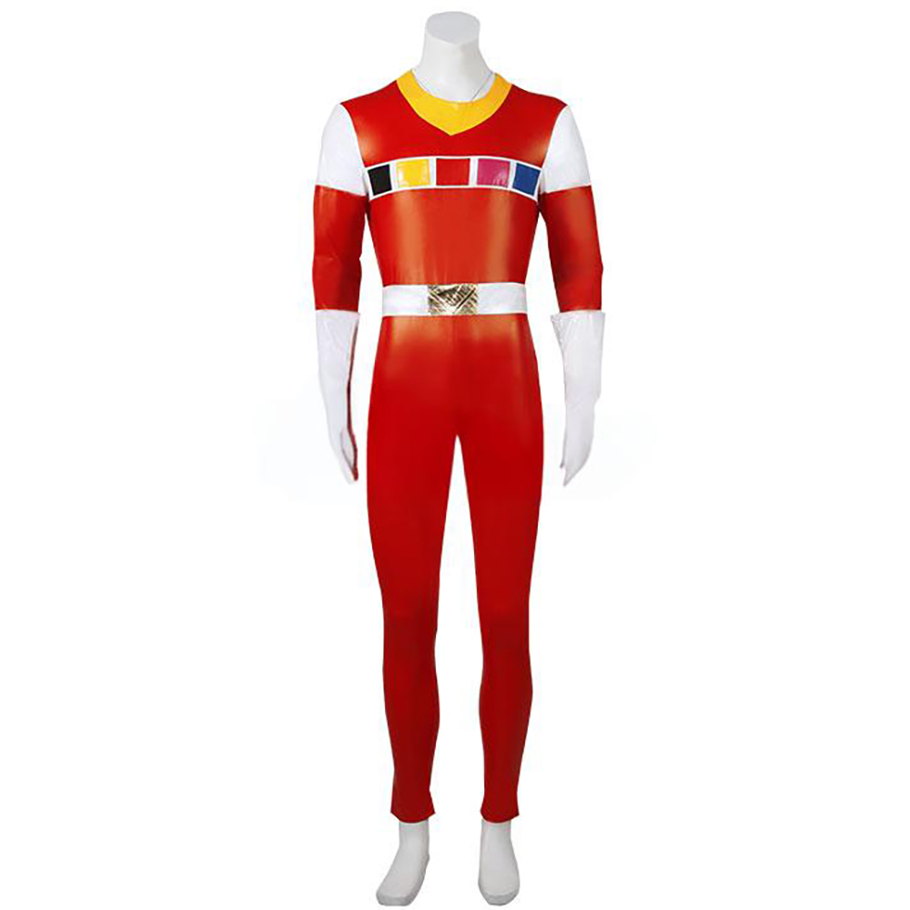 Power Rangers In Space Red Space Ranger Cosplay Costume
