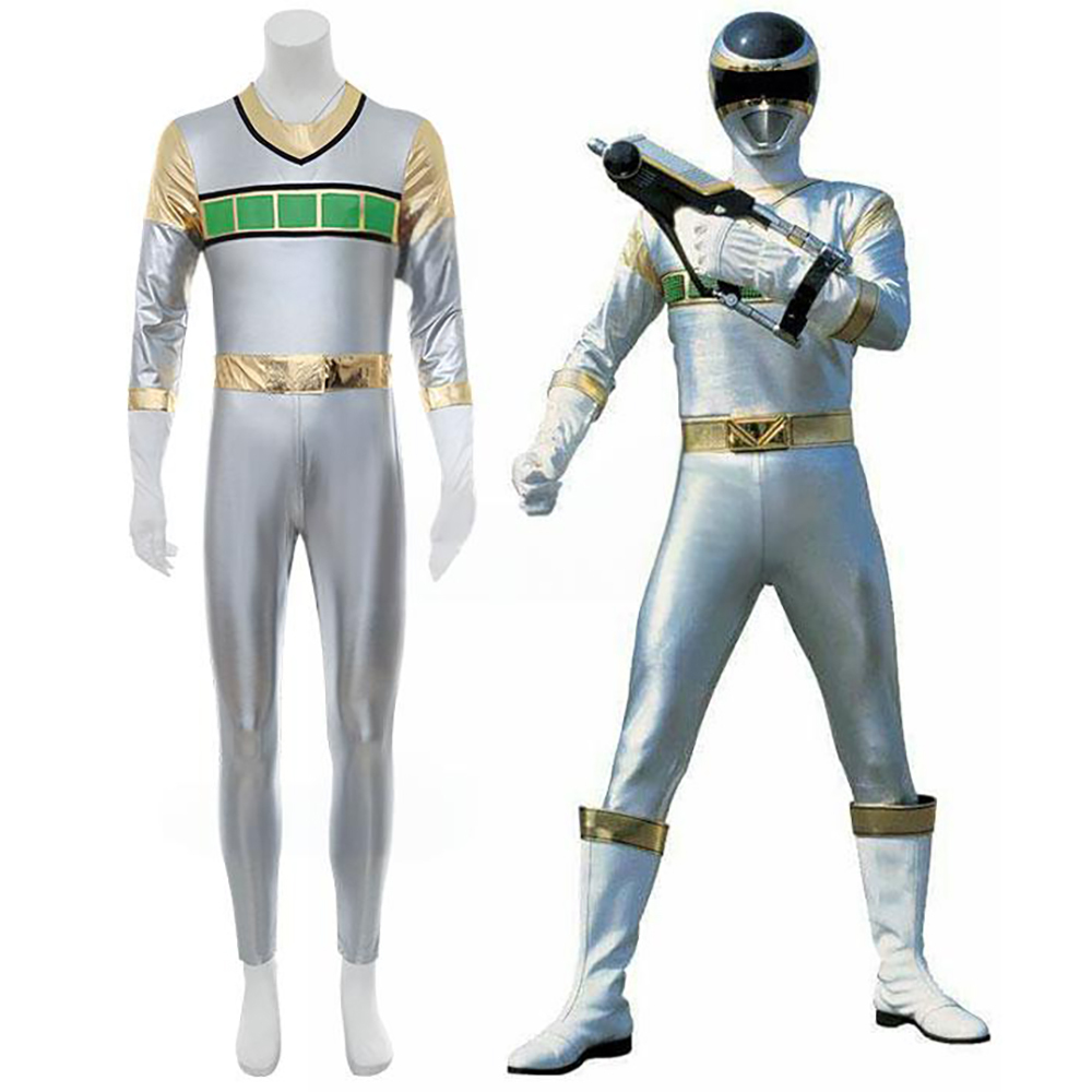 Power Rangers In Space Silver Space Ranger Cosplay Costume-Cosplay ...