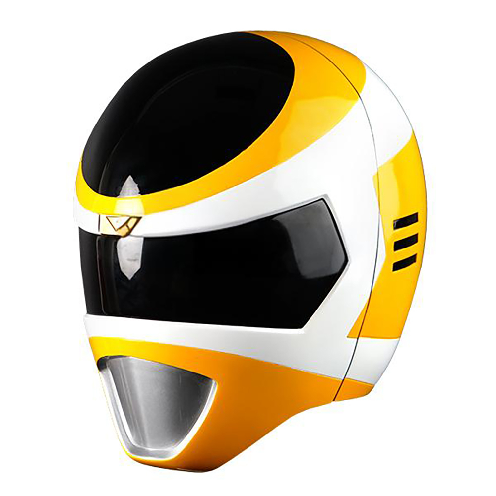 Power Rangers In Space Yellow Space Ranger Helmet 3D Printed Cosplay Accessory Prop