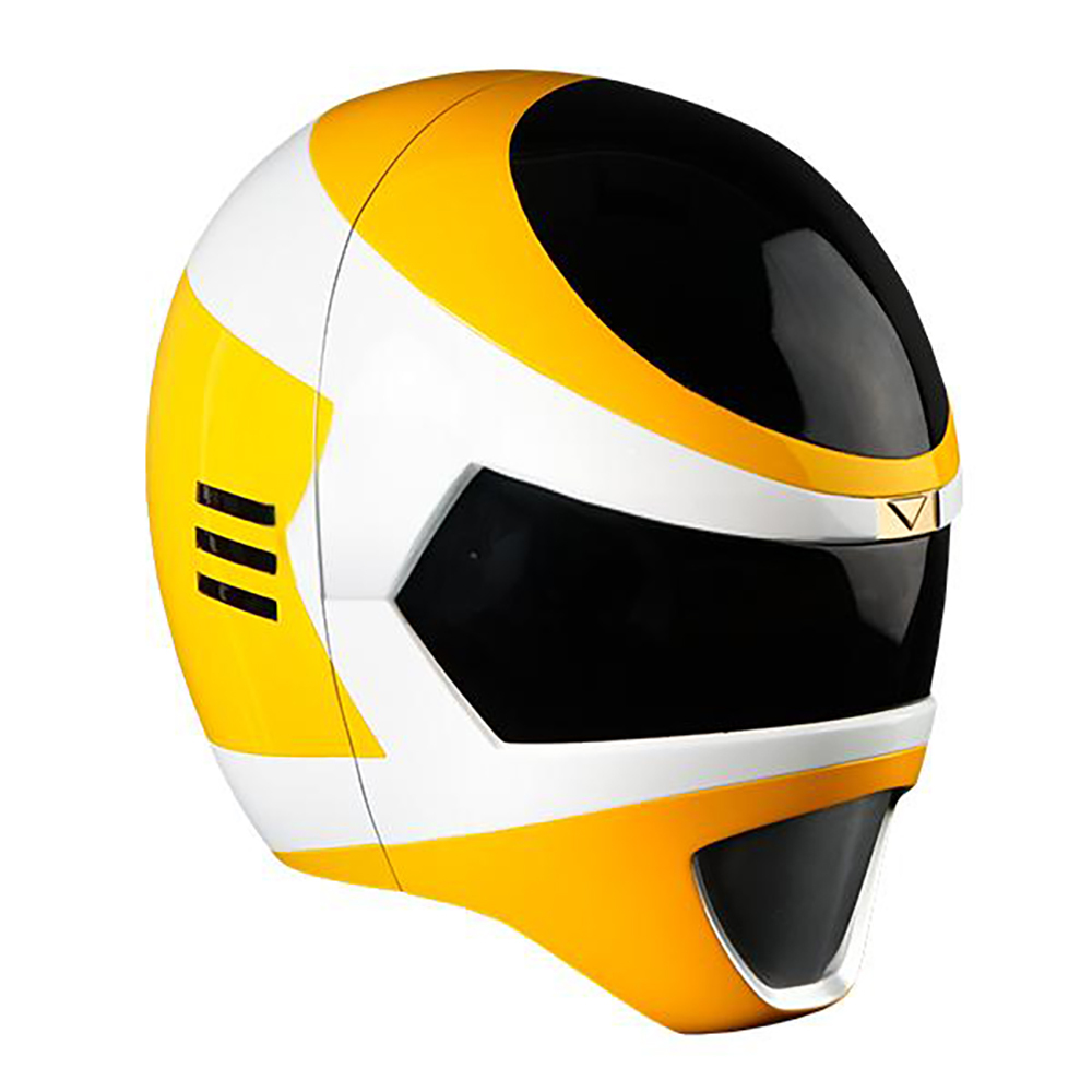 Power Rangers In Space Yellow Space Ranger Helmet 3D Printed Cosplay Accessory Prop