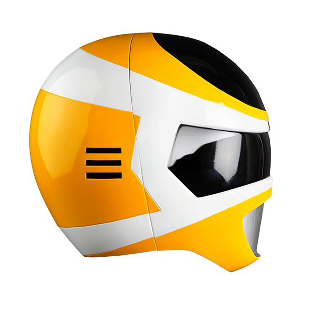 Power Rangers In Space Yellow Space Ranger Helmet 3D Printed Cosplay Accessory Prop
