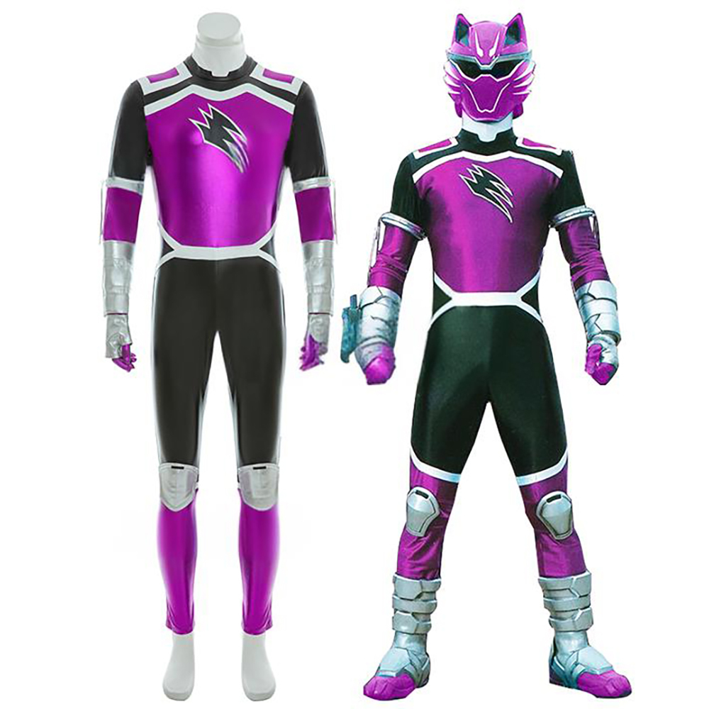 Power Rangers Jungle Fury Jungle Fury Wolf Ranger Cosplay Costume