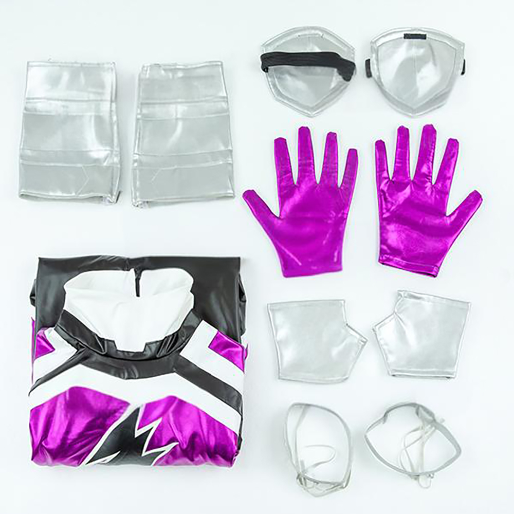 Power Rangers Jungle Fury Jungle Fury Wolf Ranger Cosplay Costume