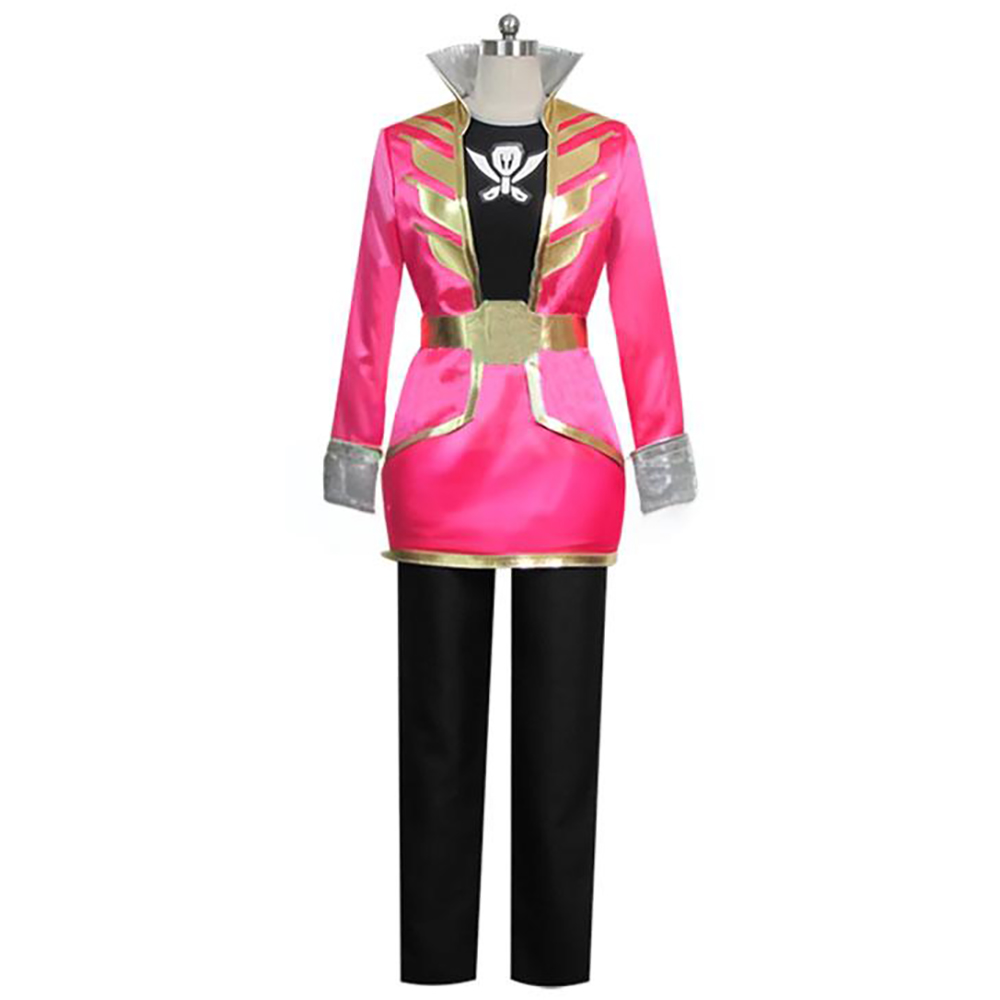 Power Rangers Megaforce Super Megaforce Pink Cosplay Costume