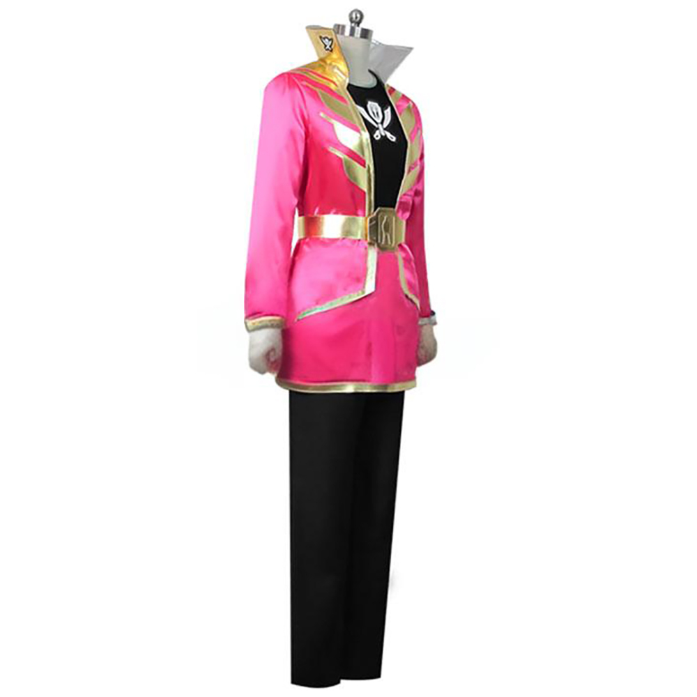 Power Rangers Megaforce Super Megaforce Pink Cosplay Costume