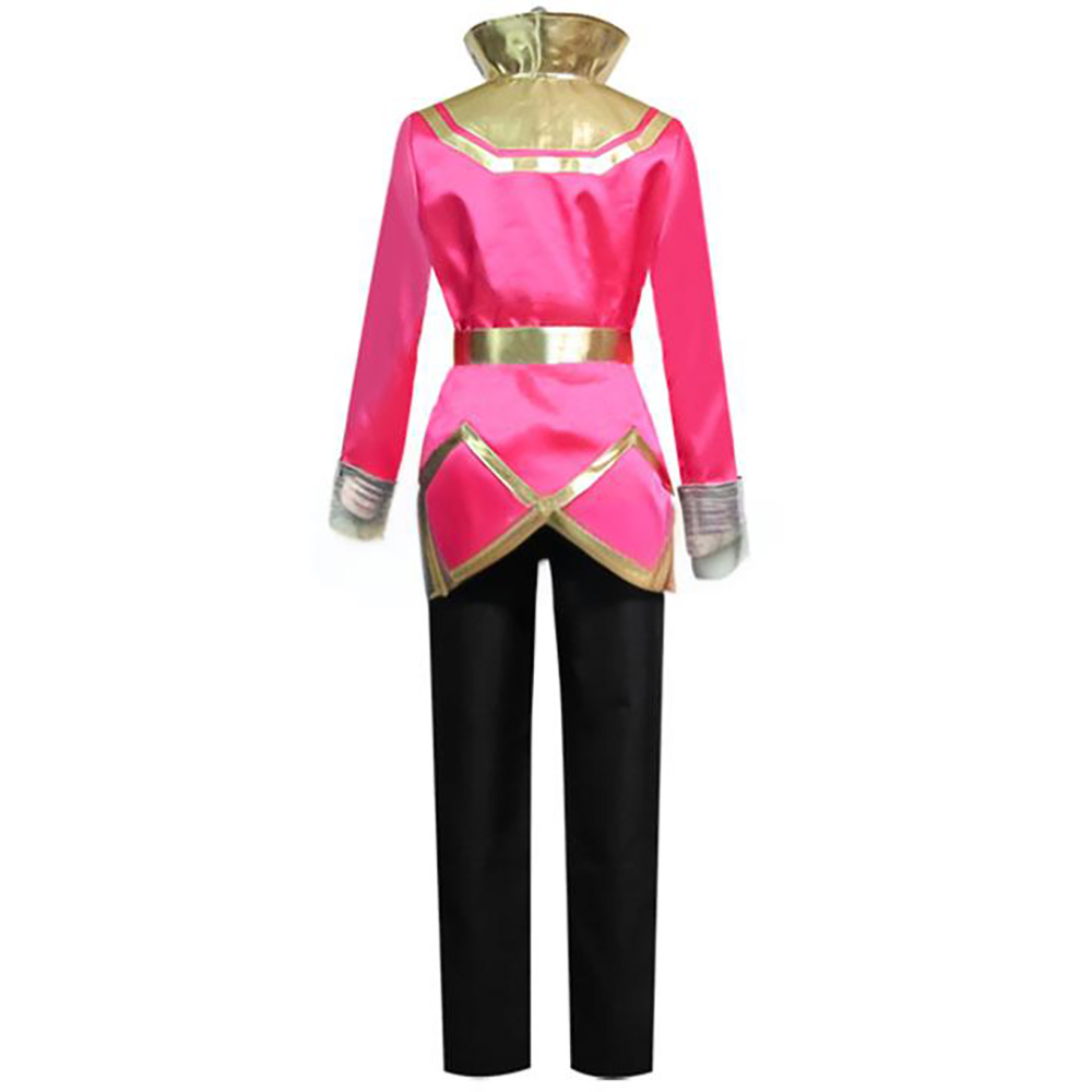 Power Rangers Megaforce Super Megaforce Pink Cosplay Costume