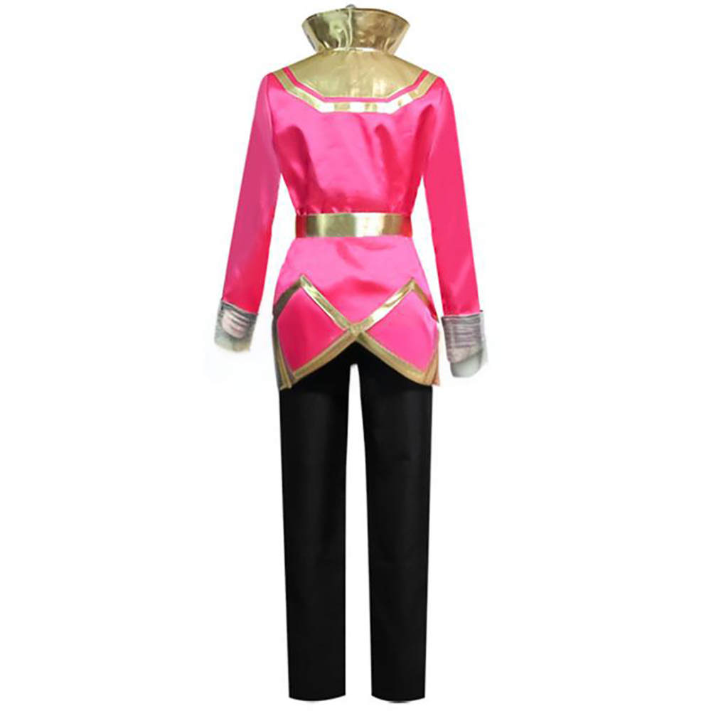Power Rangers Megaforce Super Megaforce Pink Cosplay Costume