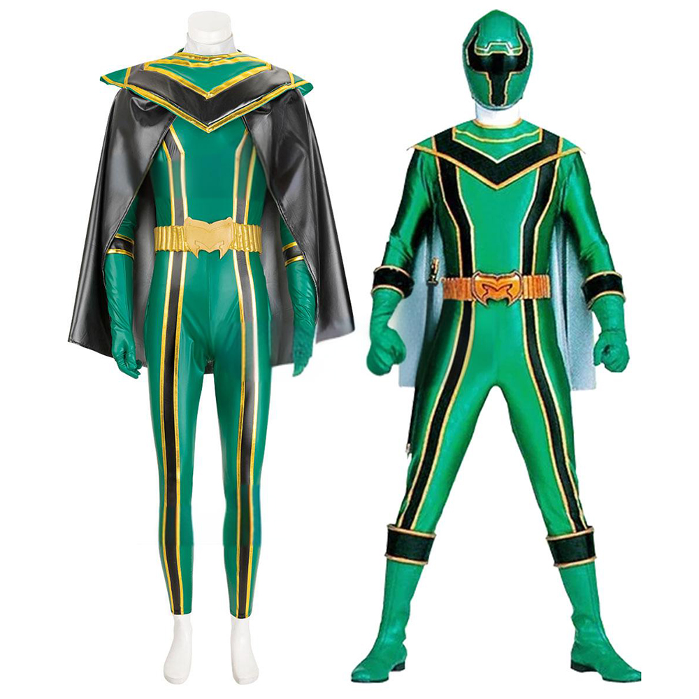 Power Rangers Mystic Force Green Mystic Ranger Cosplay Costume
