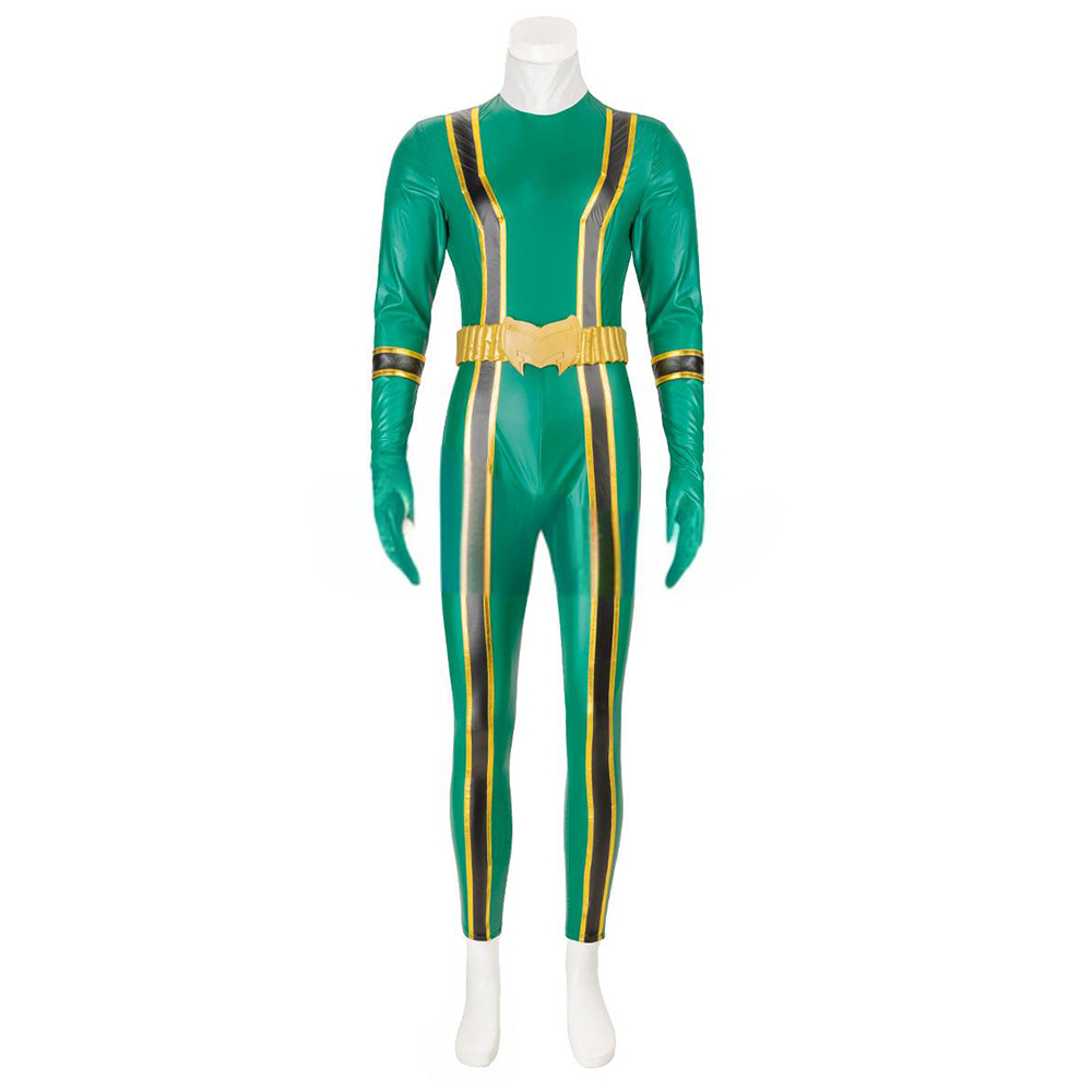 Power Rangers Mystic Force Green Mystic Ranger Cosplay Costume