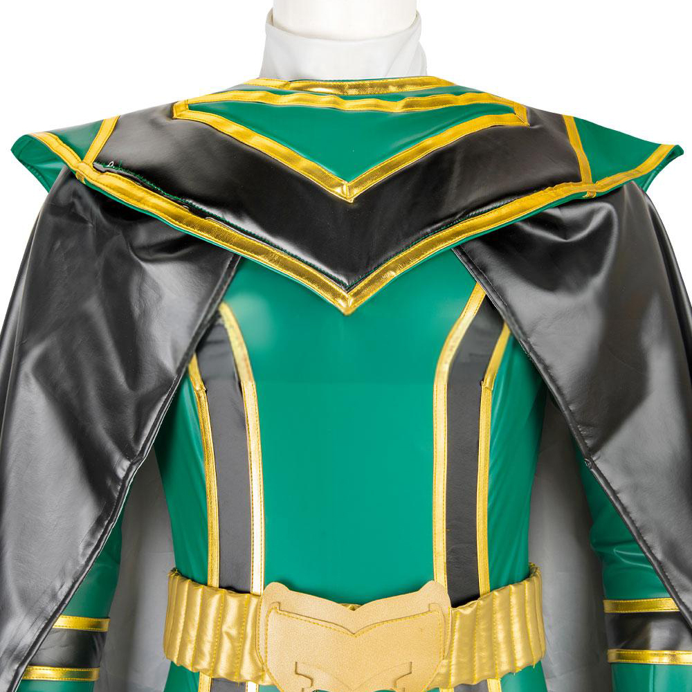 Power Rangers Mystic Force Green Mystic Ranger Cosplay Costume
